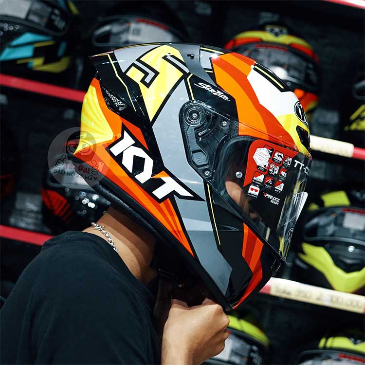 Mũ bảo hiểm KYT TT Course | Nón Fullface KYT racing thể thao